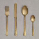 Tribeca Gold Vintage Cutlery Set - 24 Piece -
