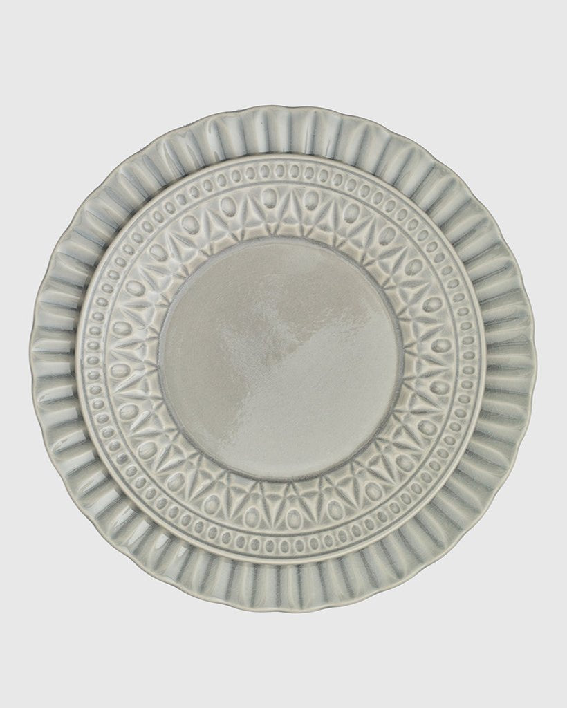 Dinner plate Crystal Costa Nova STP281 – Bone & White