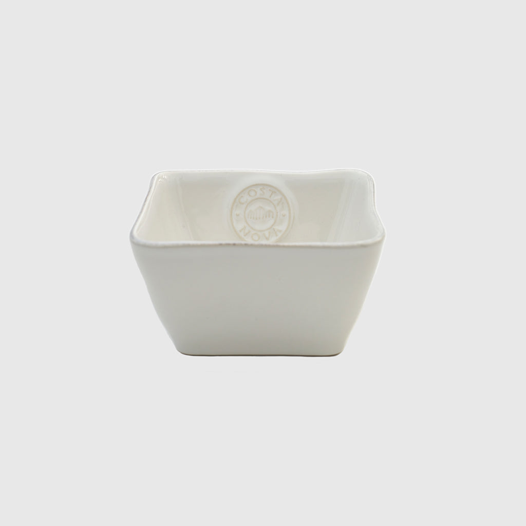 Vajillas Costa Nova Bowl cuadrado Nova White