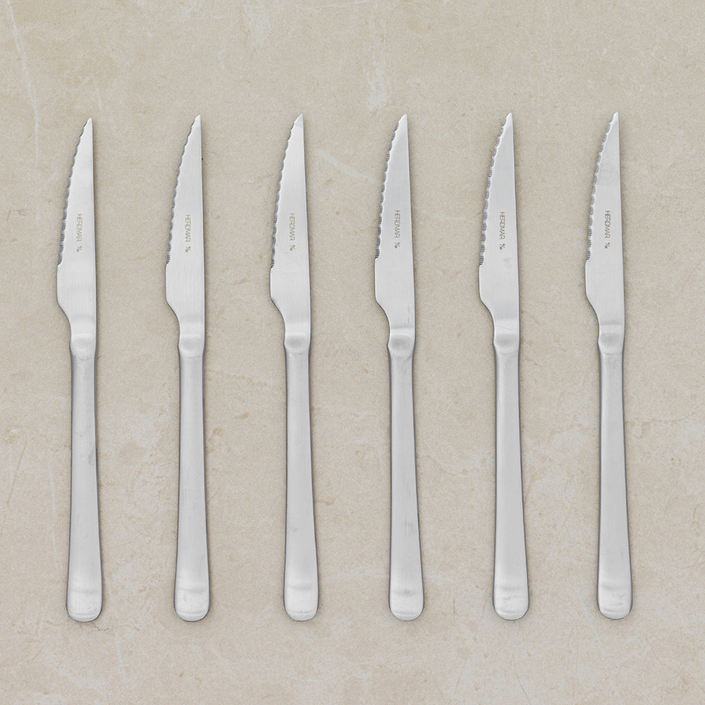 Cuchillo de carne o cuchillo chuletero Tribeca - Set 6 piezas -