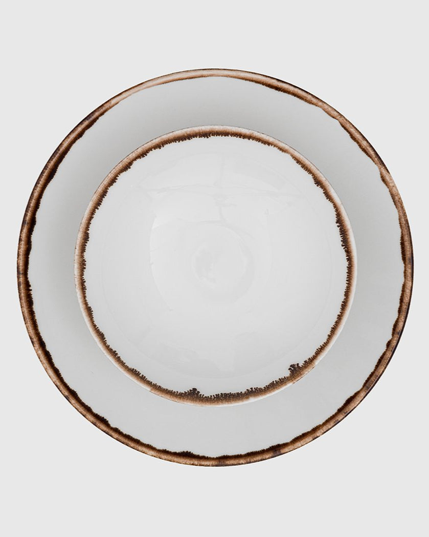 Assiette creuse grande  Regular Natural Brown