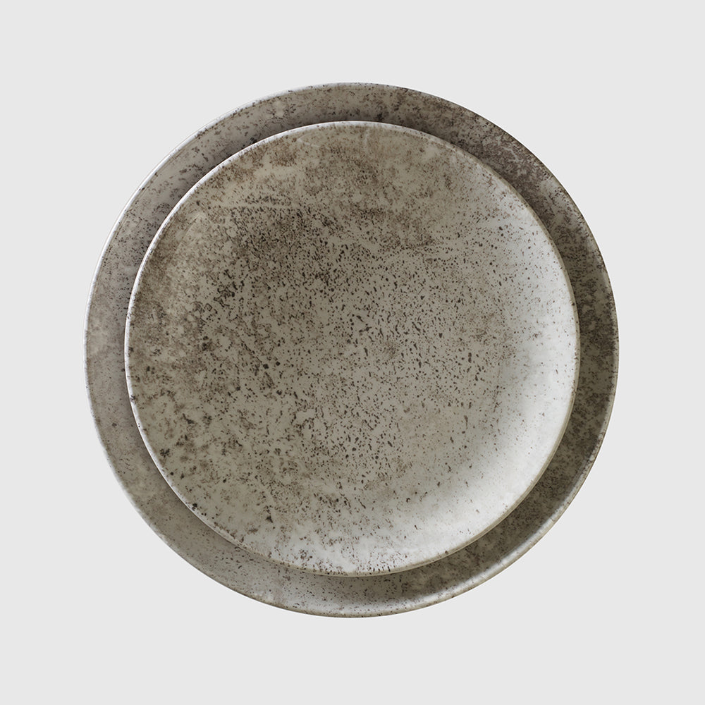 Assiette plate Granite